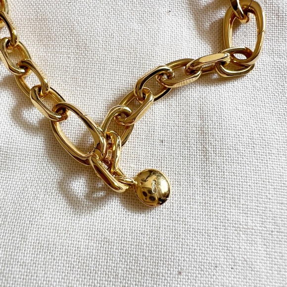 MONICA VINADER Alta Capture Mini Link Charm Bracelet O/S - Picture 9 of 12